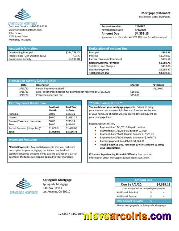 USA Springside Mortgage
